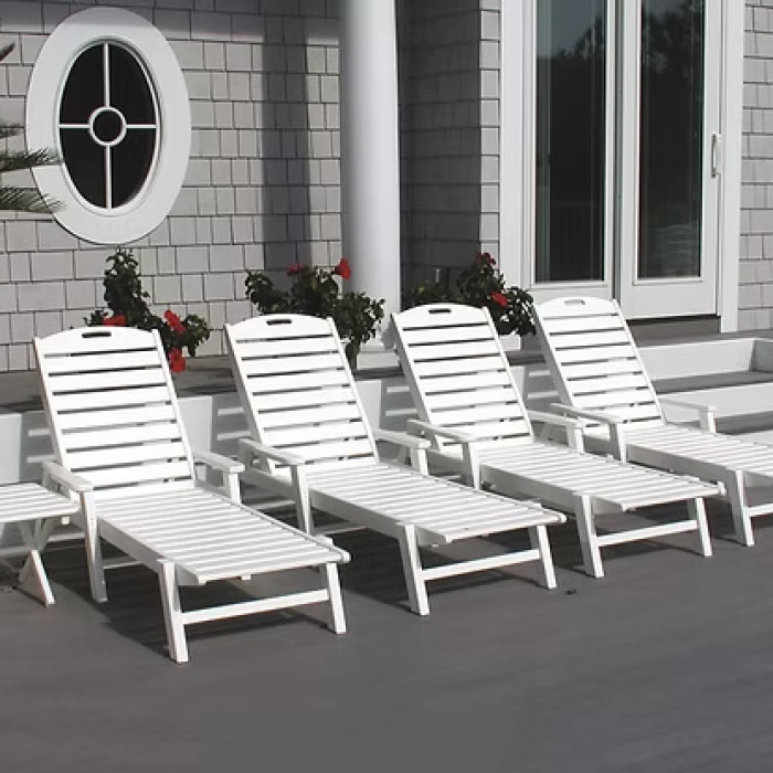Sun Lounger - White